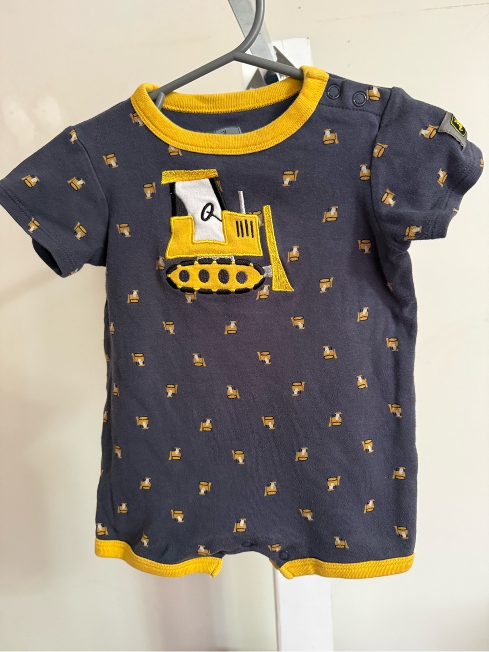 John Deere Bulldozer Romper - Picture 2 of 8